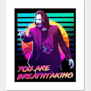 You are breathtaking, Keanu reeves (vintage) v1 Posters and Art